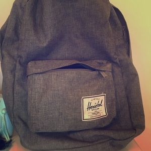 Gray backpack from Herschel